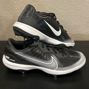 NEW! Nike Alpha Huarache Varsity 4 Low Mens Metal Baseball Cleats Size 11.5